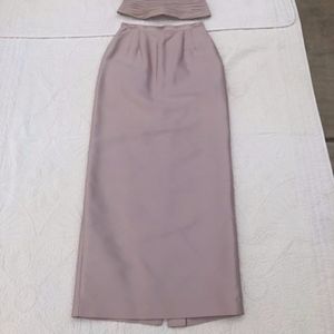 Evening Skirt, Bolero Jacket, and Ruched Bodice